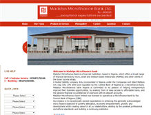 Tablet Screenshot of madelynmicrofinancebank.com